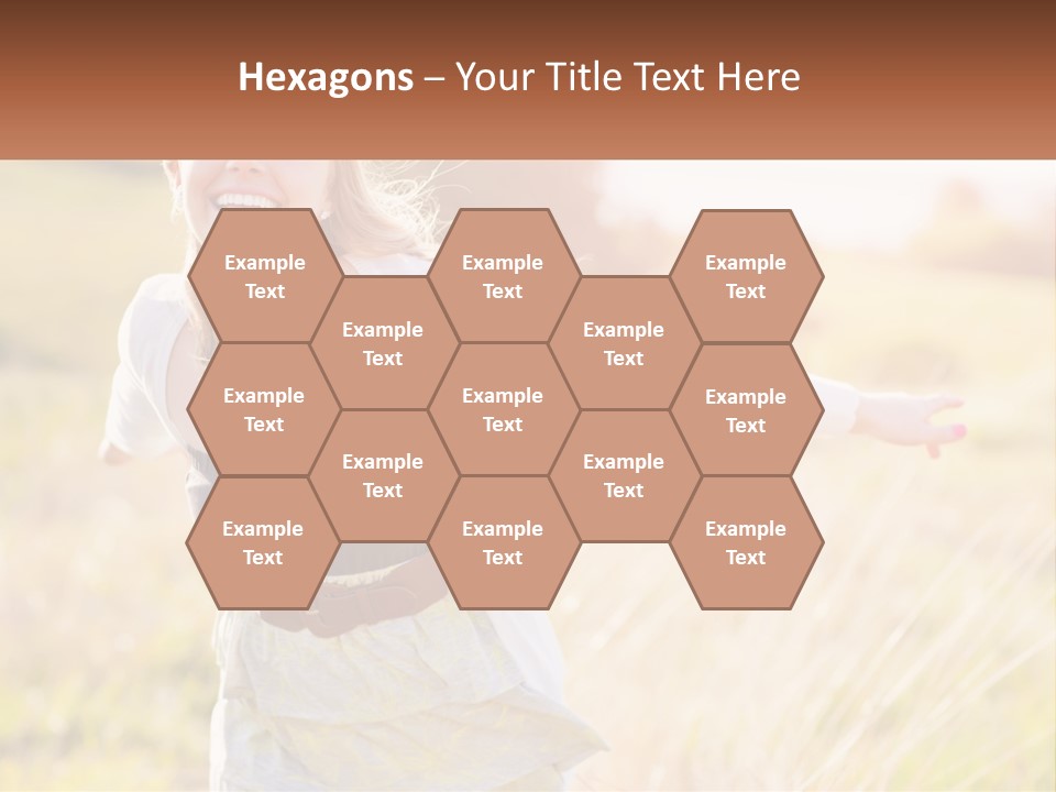 Structure Model Hand PowerPoint Template