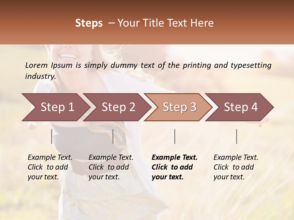 Structure Model Hand PowerPoint Template