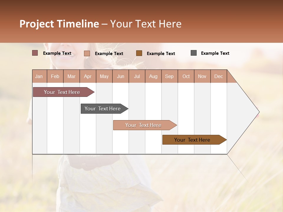 Structure Model Hand PowerPoint Template