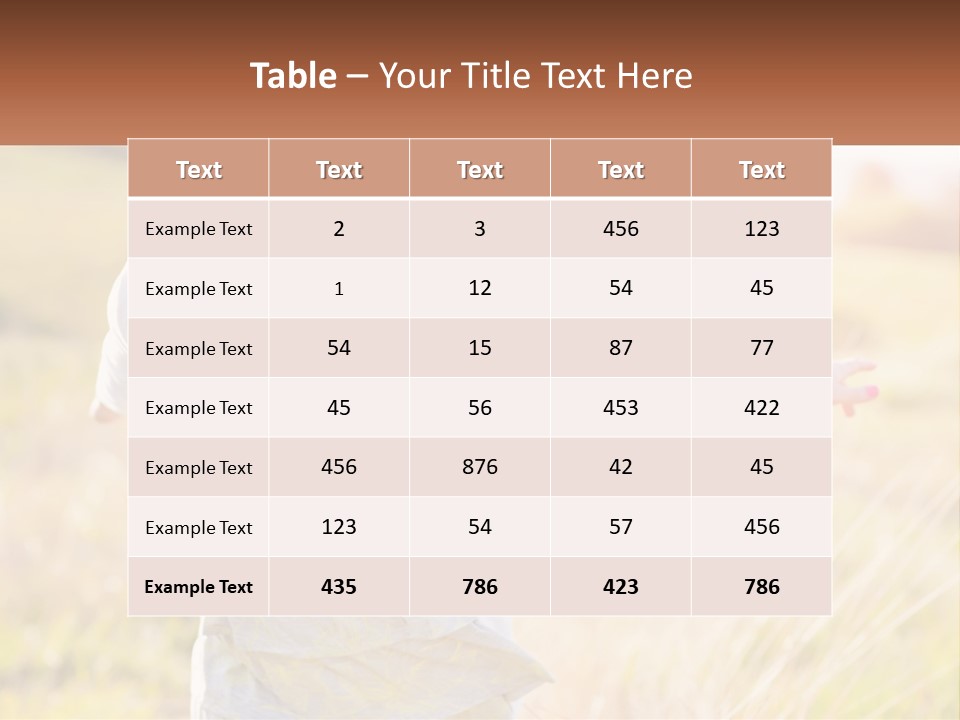 Structure Model Hand PowerPoint Template