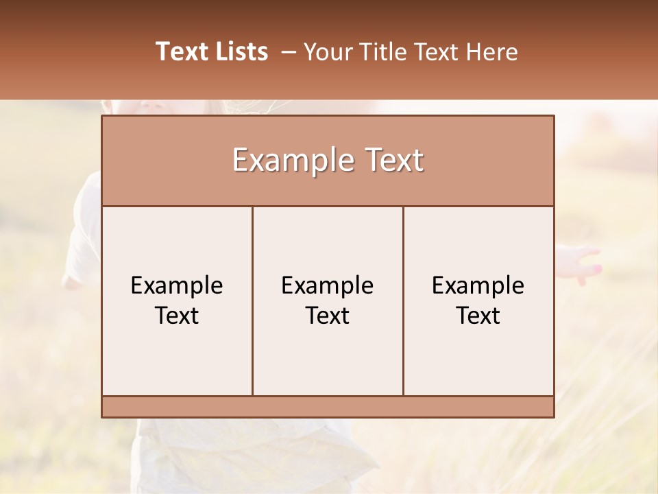 Structure Model Hand PowerPoint Template