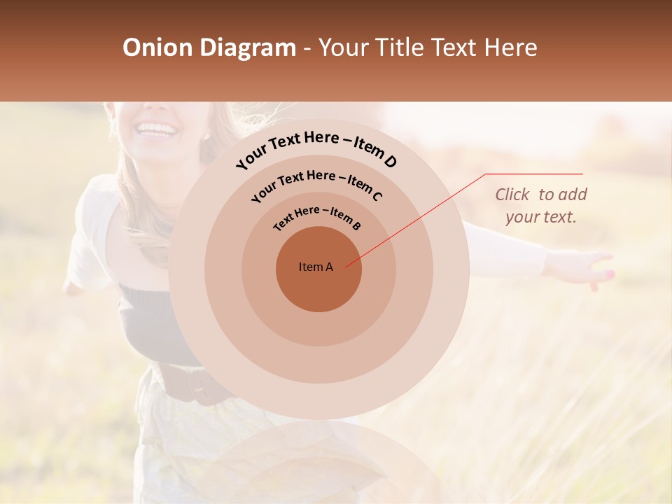 Structure Model Hand PowerPoint Template