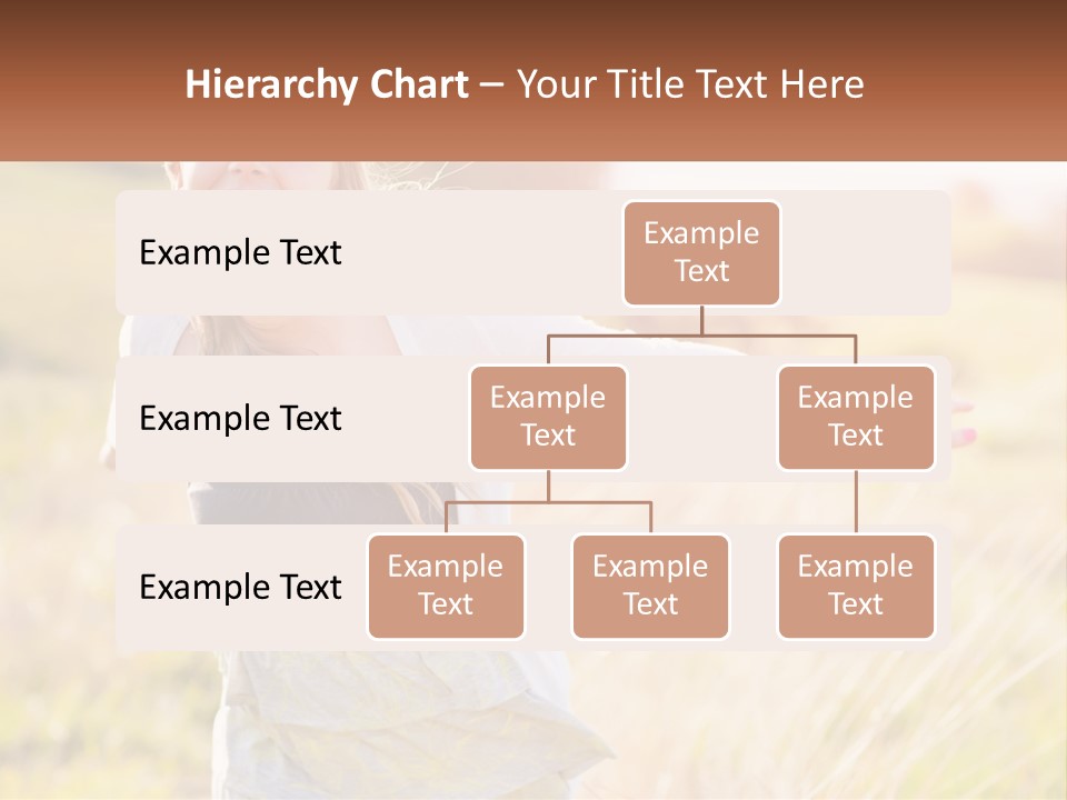Structure Model Hand PowerPoint Template