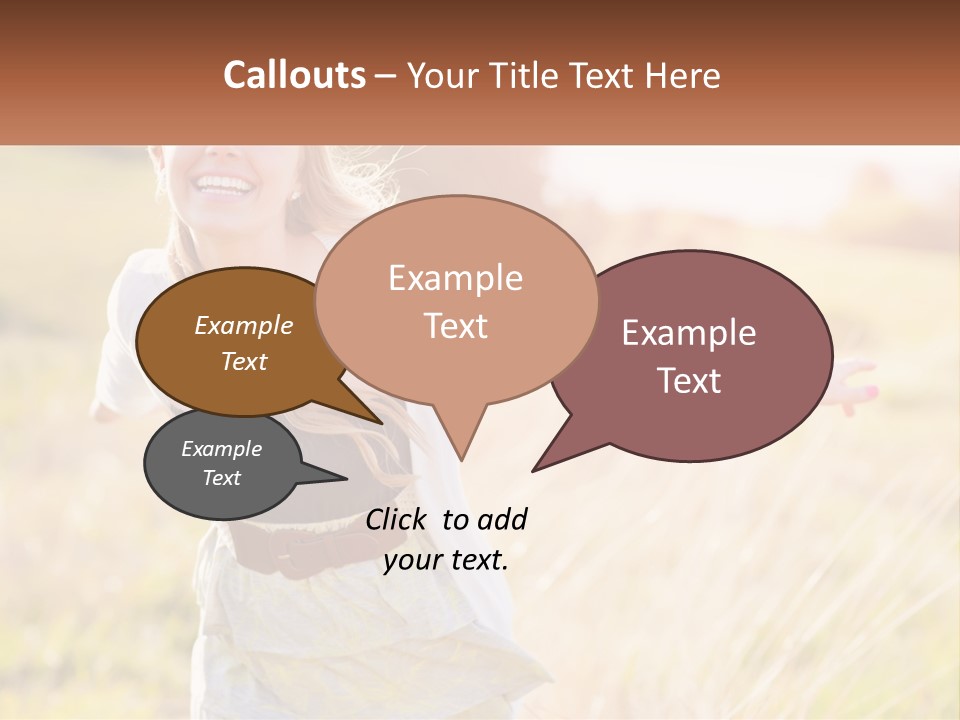 Structure Model Hand PowerPoint Template