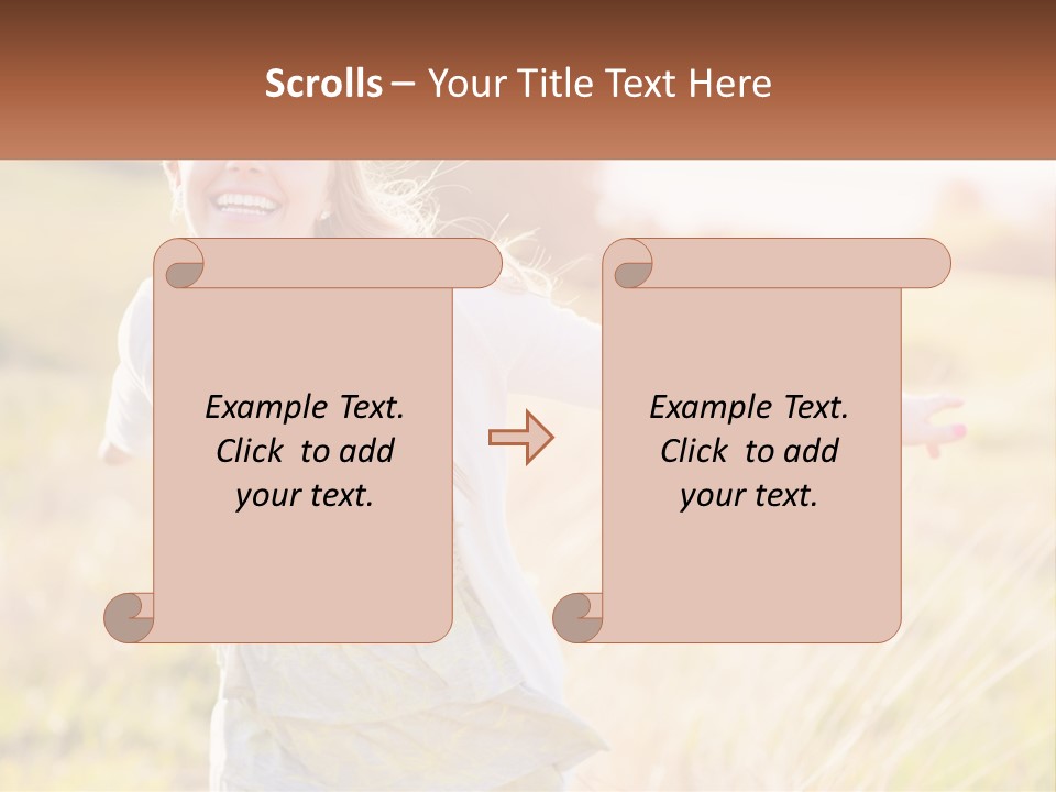 Structure Model Hand PowerPoint Template