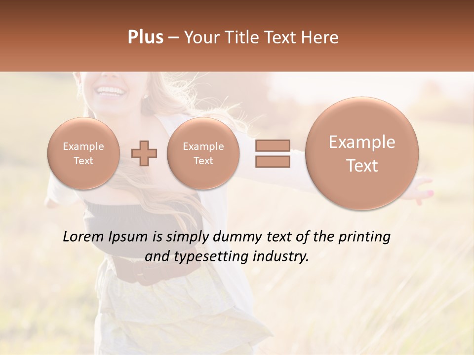 Structure Model Hand PowerPoint Template