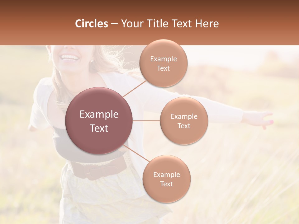 Structure Model Hand PowerPoint Template