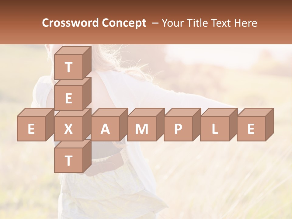 Structure Model Hand PowerPoint Template
