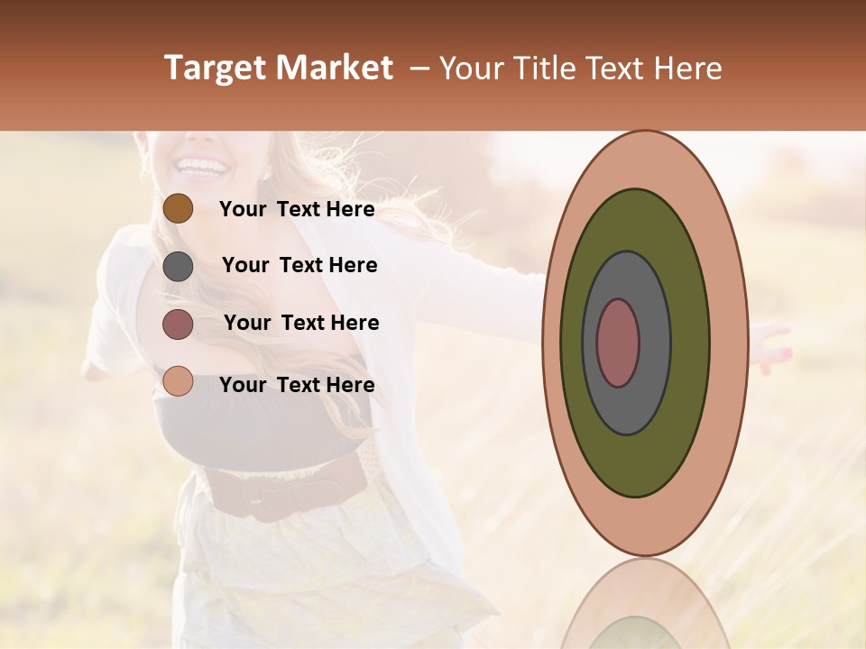 Structure Model Hand PowerPoint Template