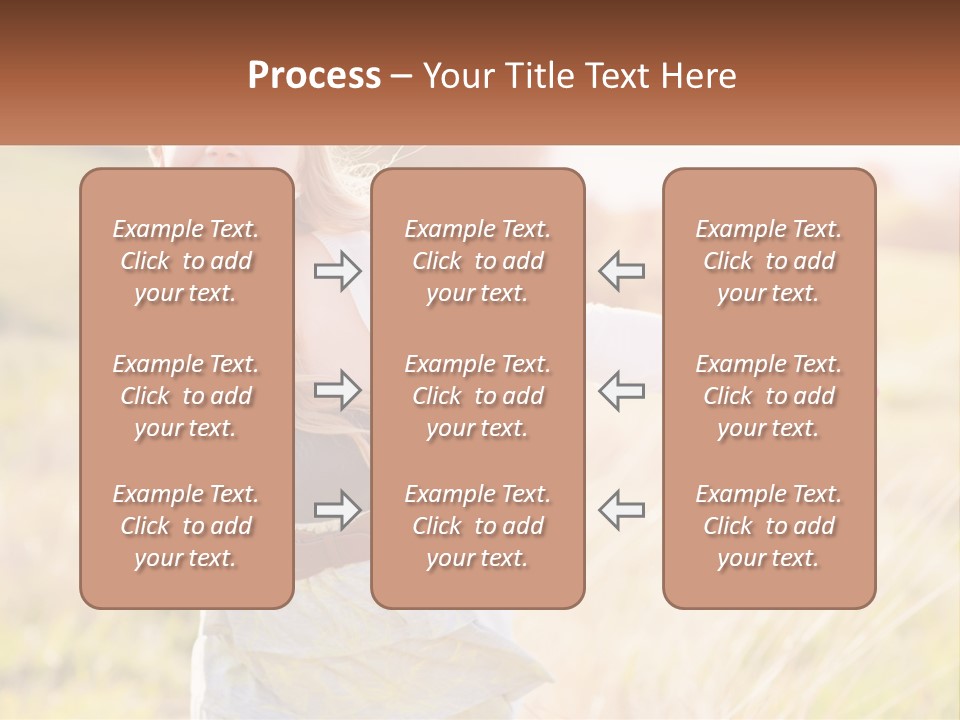 Structure Model Hand PowerPoint Template