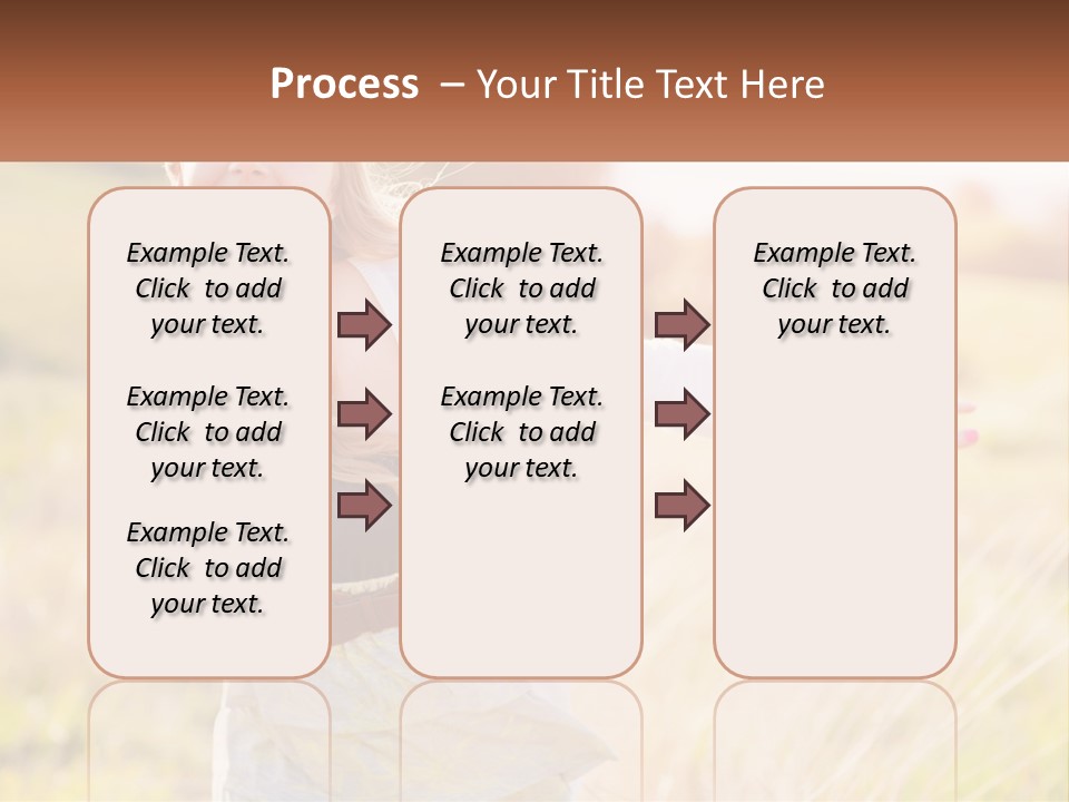 Structure Model Hand PowerPoint Template