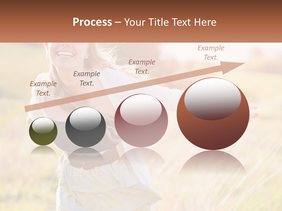 Structure Model Hand PowerPoint Template