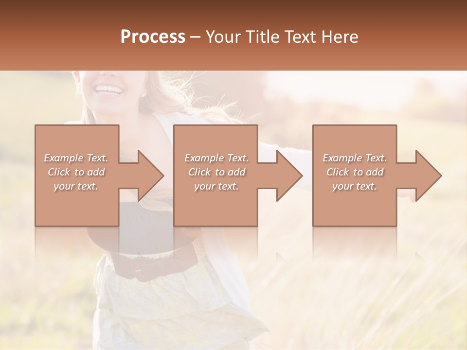 Structure Model Hand PowerPoint Template