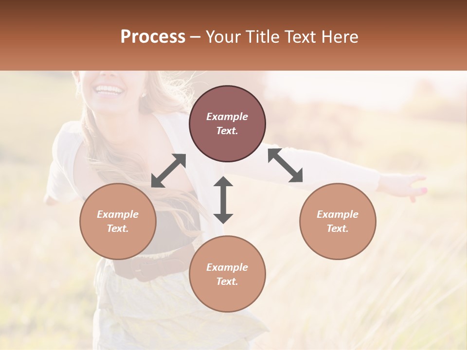 Structure Model Hand PowerPoint Template