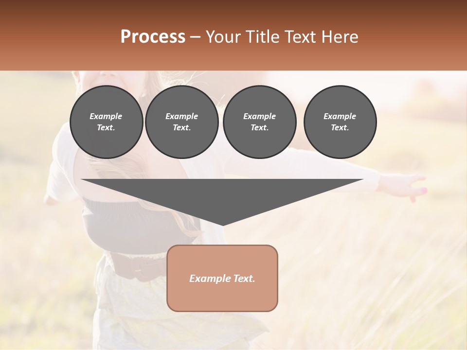 Structure Model Hand PowerPoint Template
