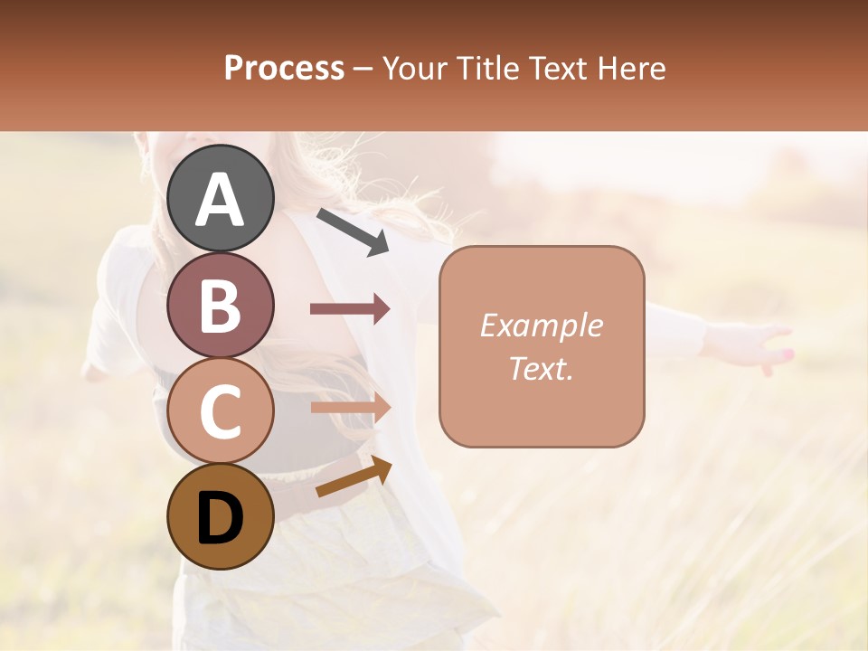 Structure Model Hand PowerPoint Template