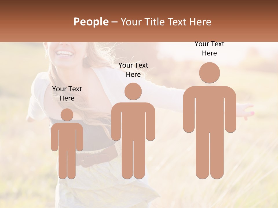 Structure Model Hand PowerPoint Template
