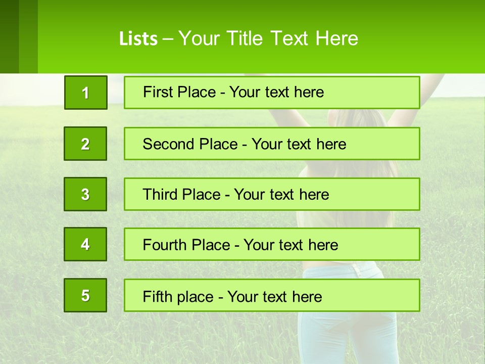 Lawn Architecture Background PowerPoint Template