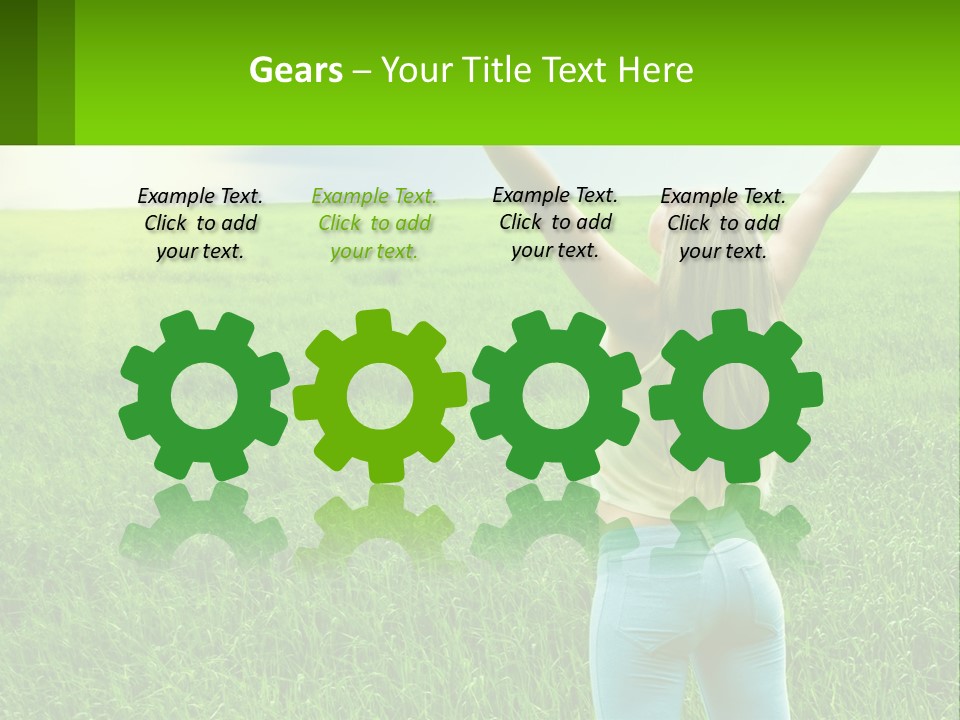 Lawn Architecture Background PowerPoint Template