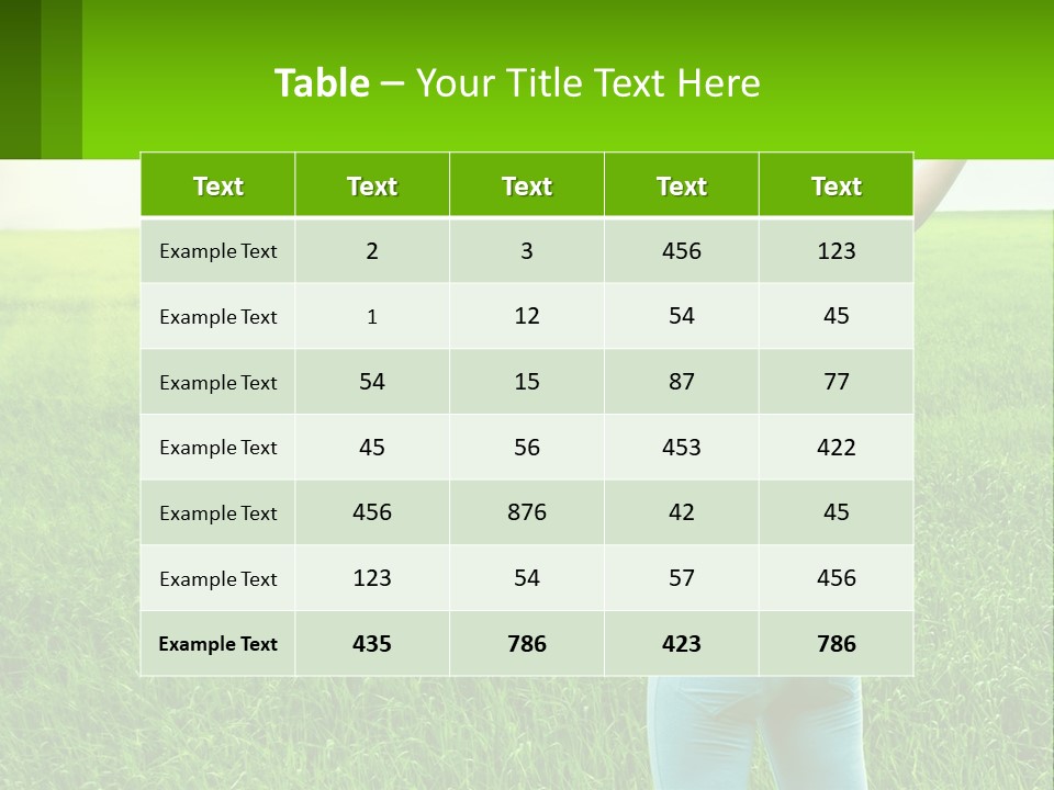 Lawn Architecture Background PowerPoint Template