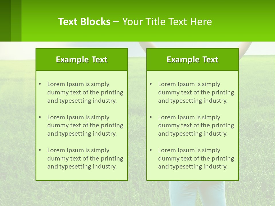 Lawn Architecture Background PowerPoint Template