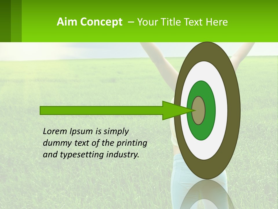Lawn Architecture Background PowerPoint Template