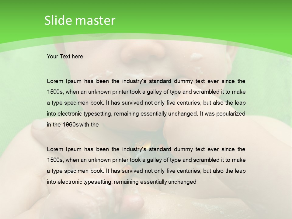 Hand House Buy PowerPoint Template