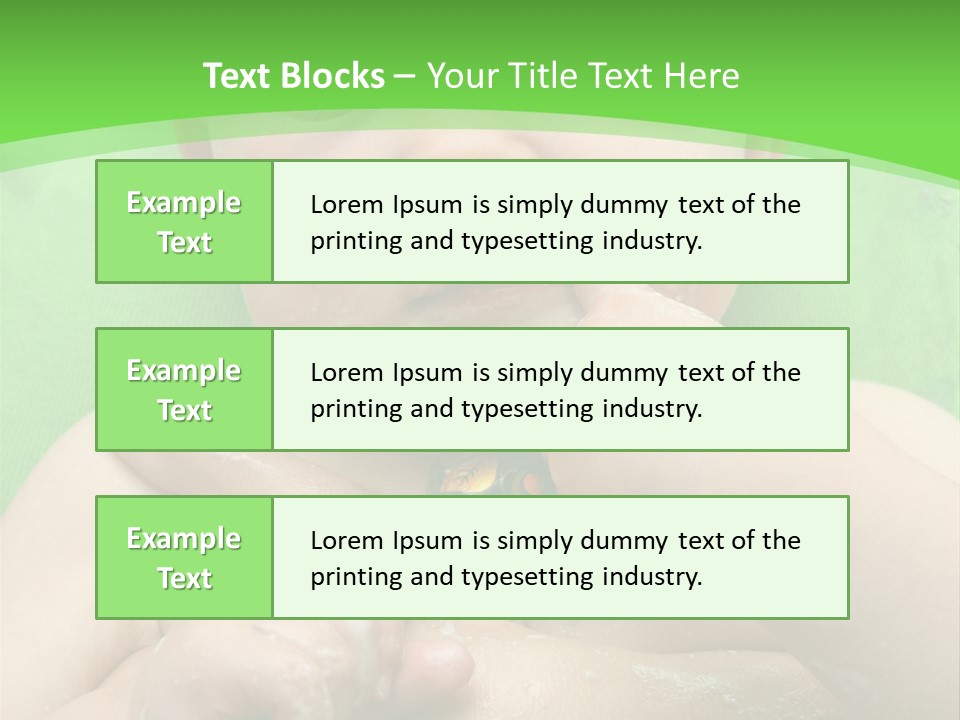 Hand House Buy PowerPoint Template