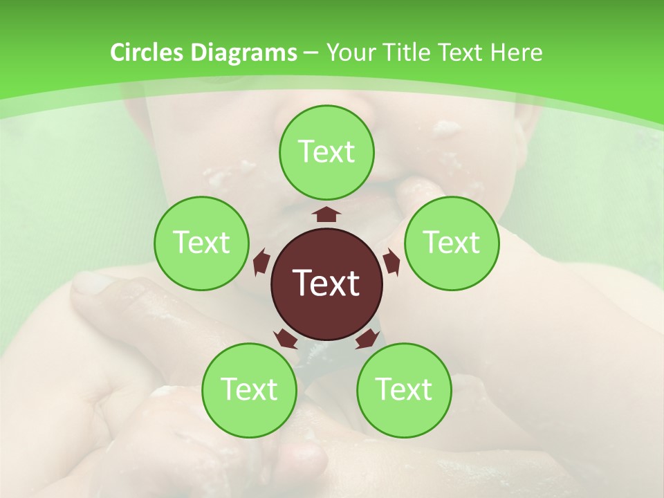 Hand House Buy PowerPoint Template