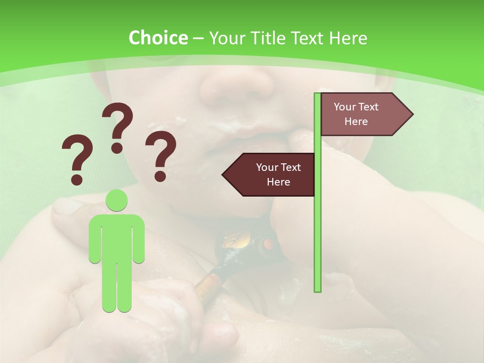 Hand House Buy PowerPoint Template