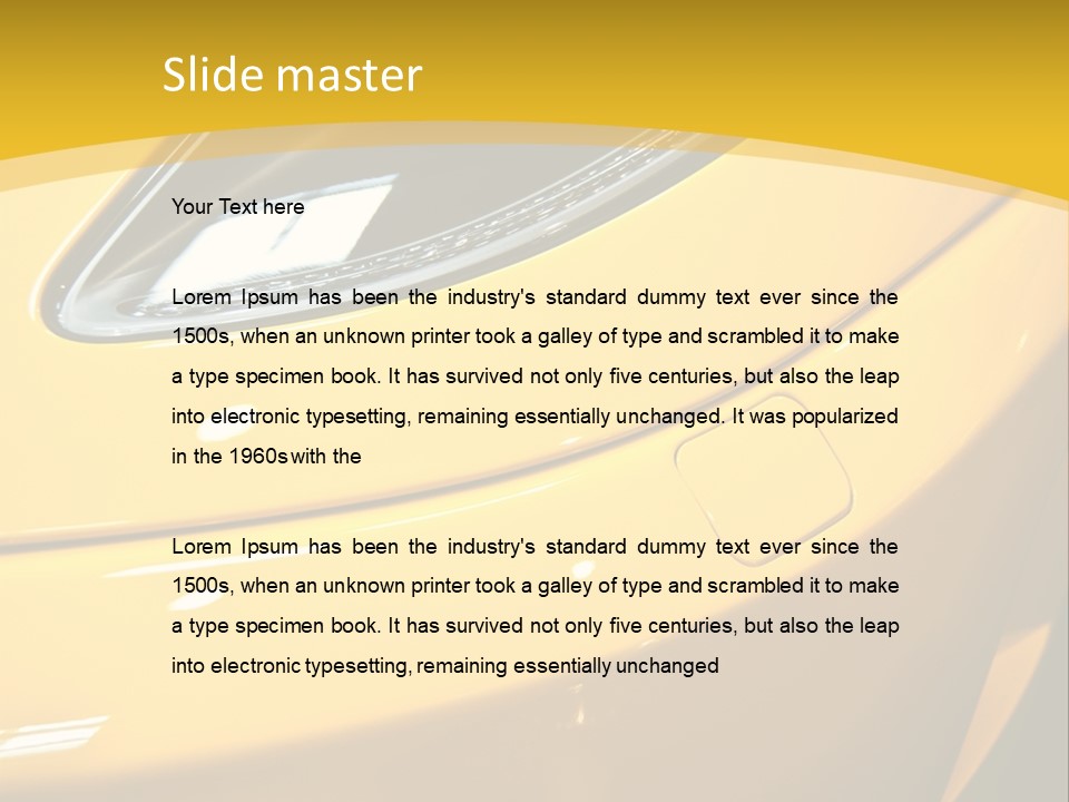 Property Architect Blue Sky PowerPoint Template