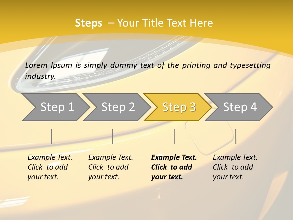Property Architect Blue Sky PowerPoint Template