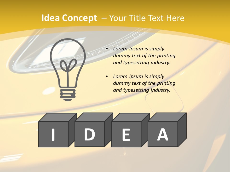 Property Architect Blue Sky PowerPoint Template