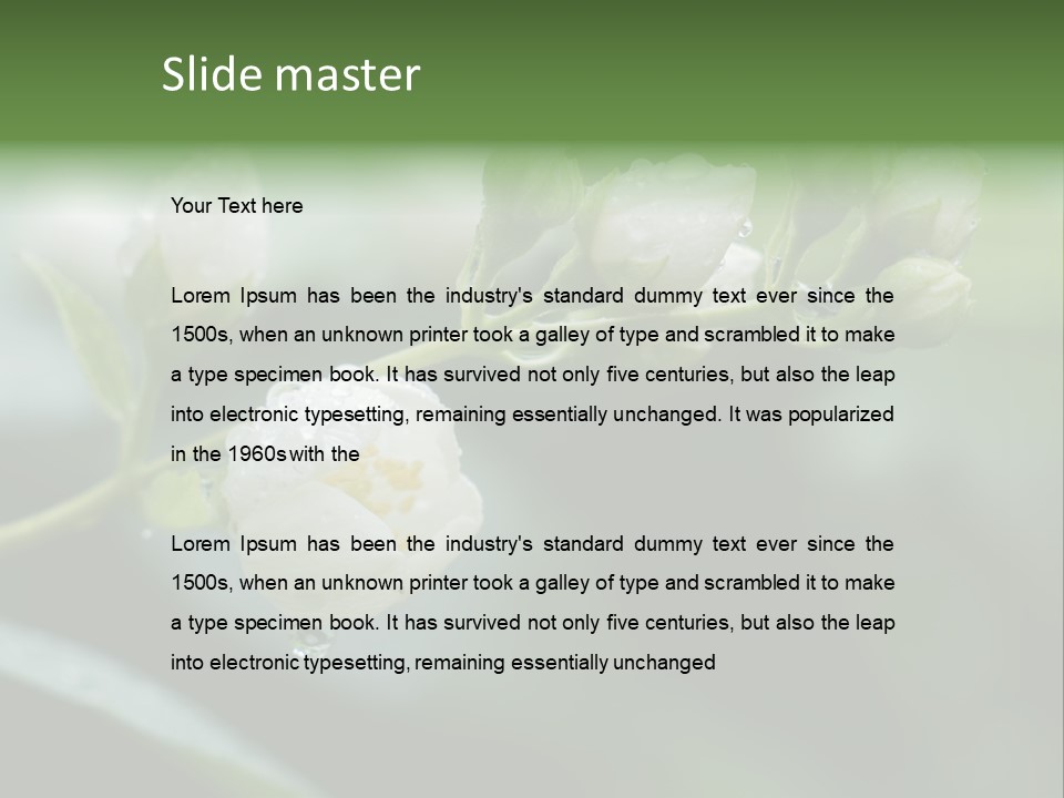 Small Hand Conceptual PowerPoint Template