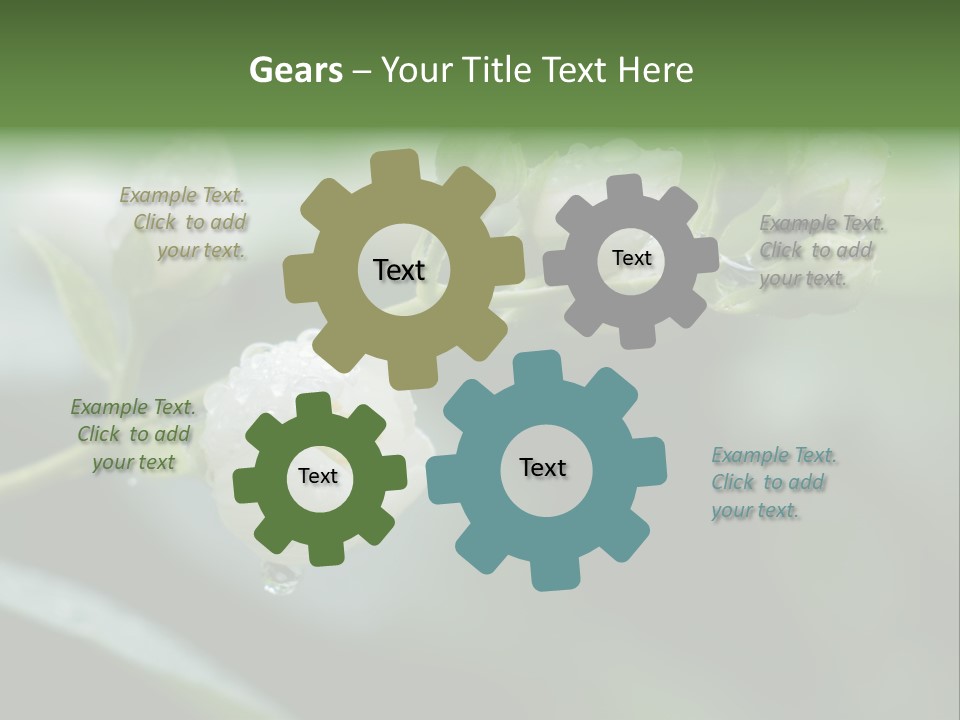 Small Hand Conceptual PowerPoint Template