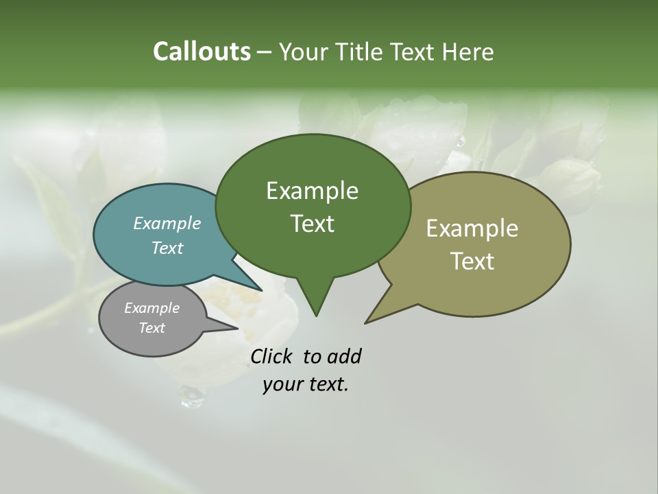 Small Hand Conceptual PowerPoint Template