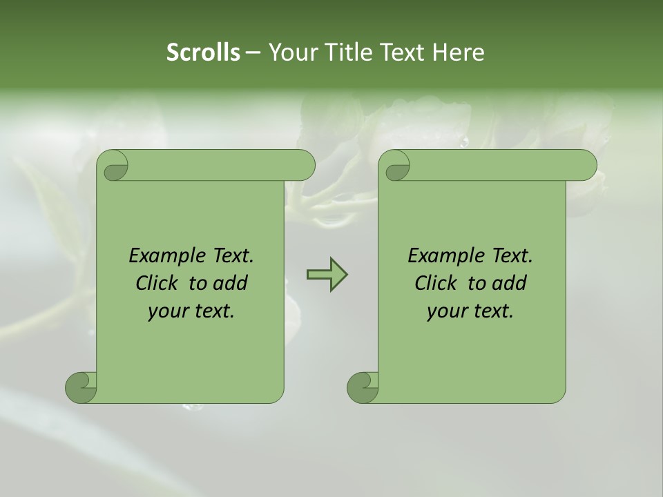 Small Hand Conceptual PowerPoint Template