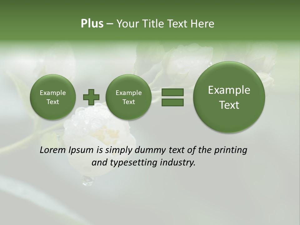 Small Hand Conceptual PowerPoint Template