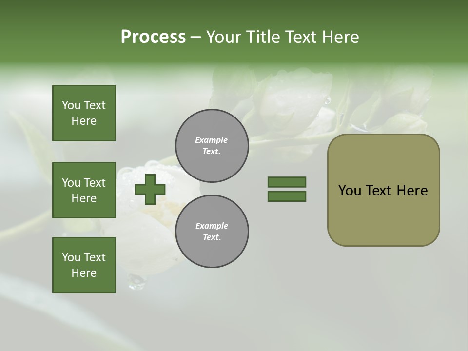 Small Hand Conceptual PowerPoint Template