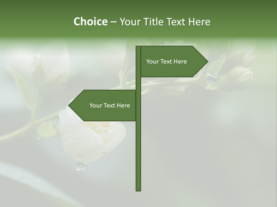 Small Hand Conceptual PowerPoint Template