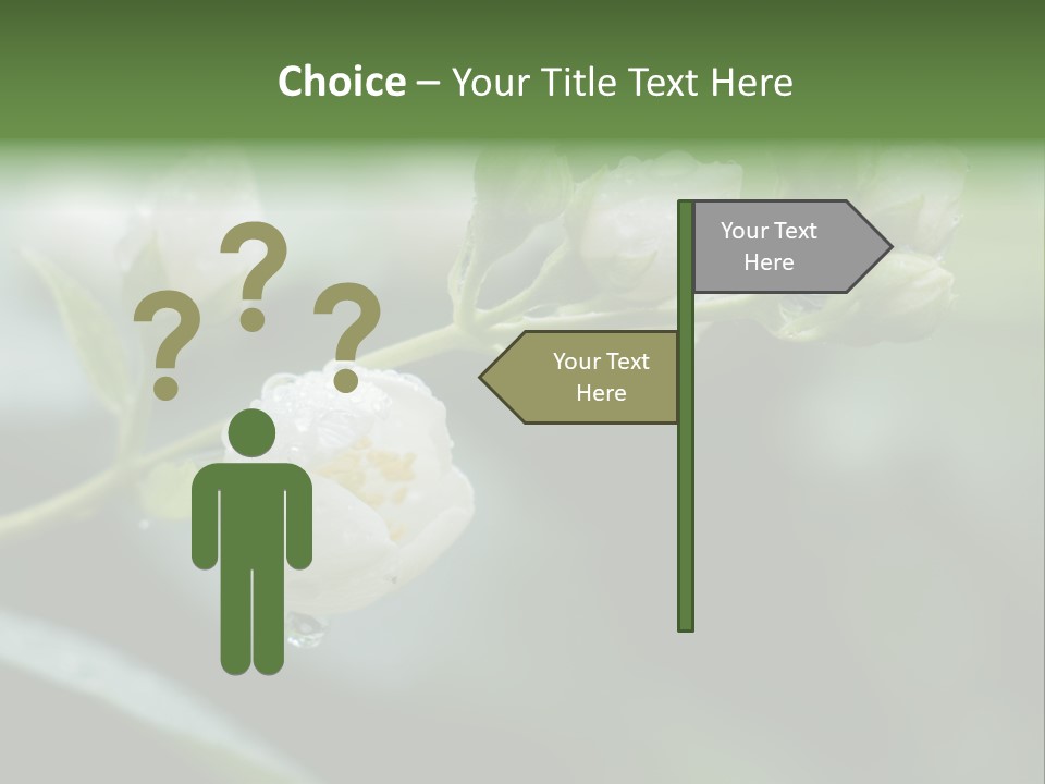 Small Hand Conceptual PowerPoint Template