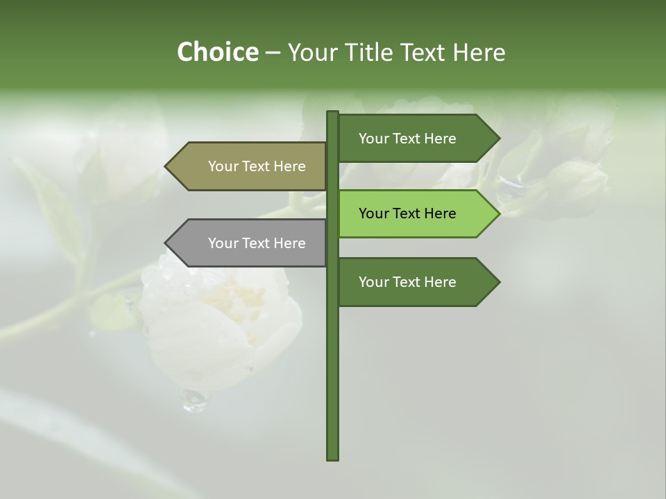 Small Hand Conceptual PowerPoint Template