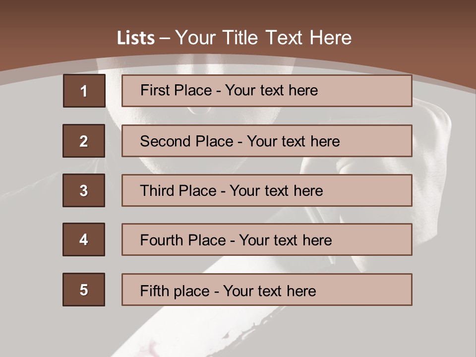 Architecture Agent Human Hand PowerPoint Template