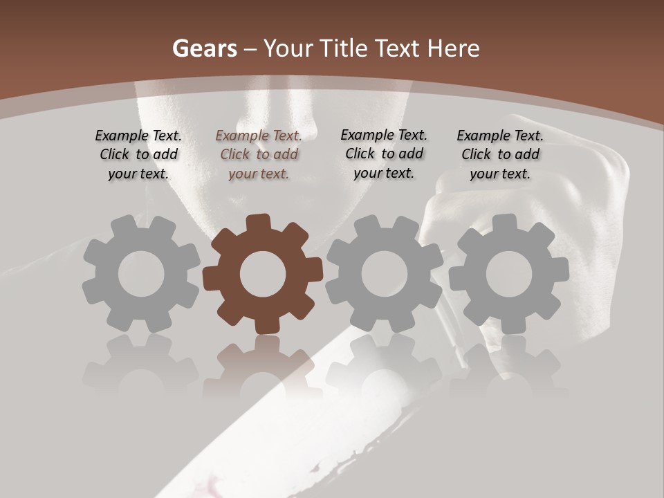 Architecture Agent Human Hand PowerPoint Template