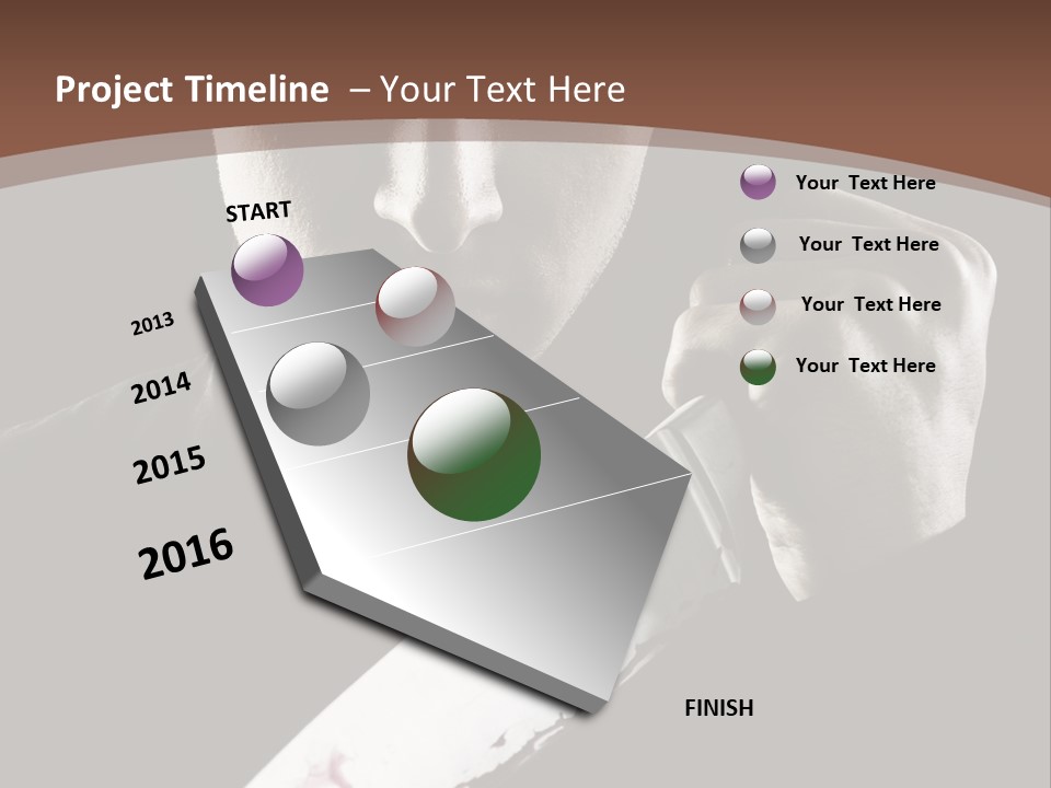 Architecture Agent Human Hand PowerPoint Template