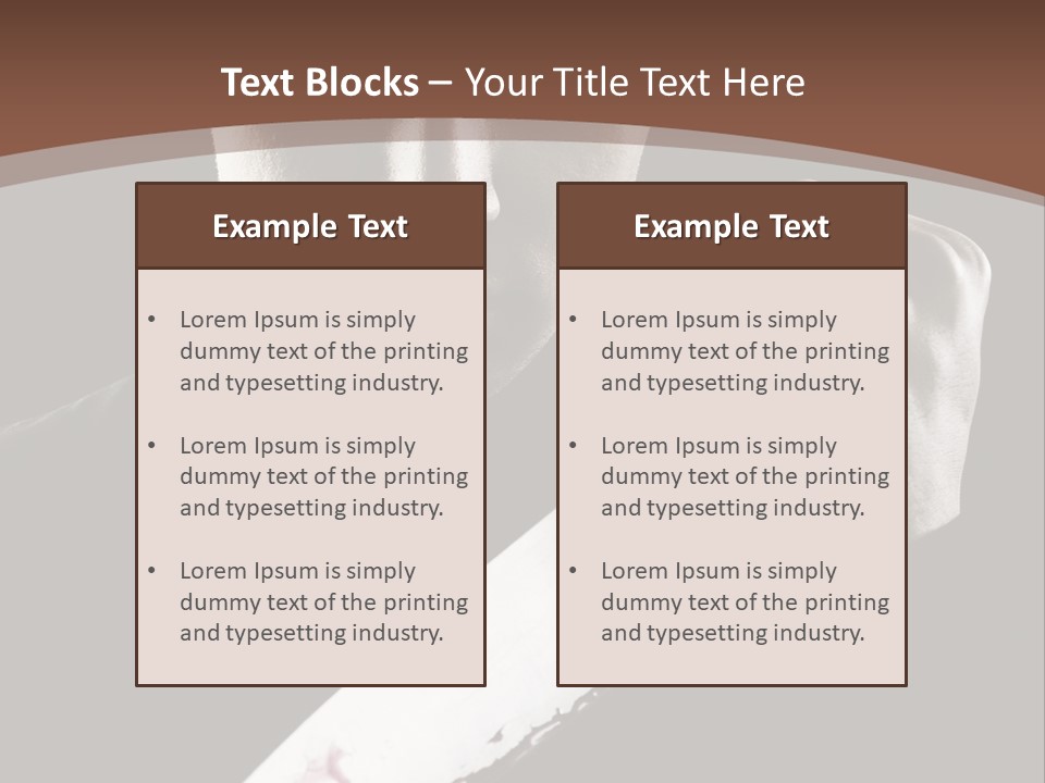 Architecture Agent Human Hand PowerPoint Template