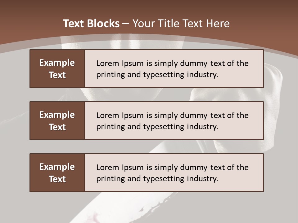 Architecture Agent Human Hand PowerPoint Template