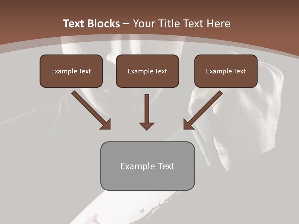 Architecture Agent Human Hand PowerPoint Template