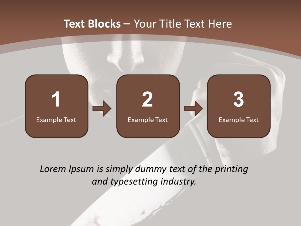 Architecture Agent Human Hand PowerPoint Template