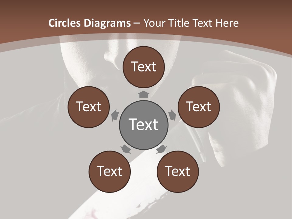 Architecture Agent Human Hand PowerPoint Template